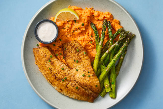 Old Bay Tilapia & Roasted Asparagus