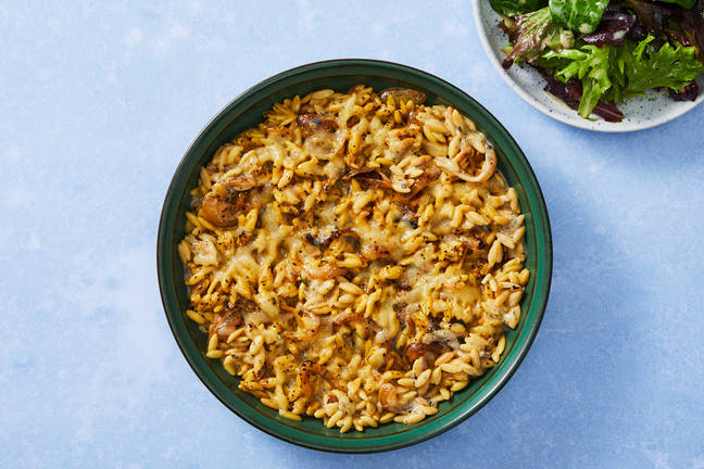 One-Pan French Onion Orzotto