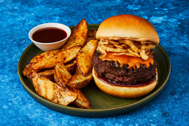 BBQ Cheddar Burgers with Chipotle Mayo