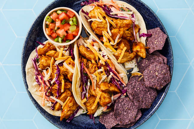 Southwest Honey Garlic Chicken Tacos