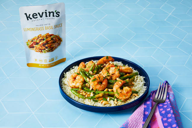 Low-Lift Lemongrass Basil Shrimp & Zesty Rice