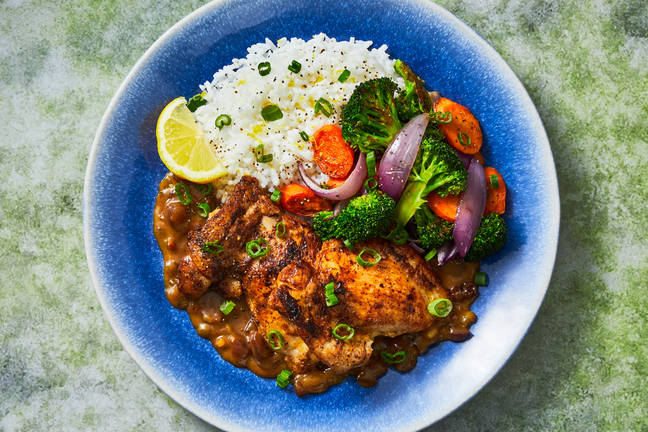 Chicken Thighs in Fig-Date Sauce