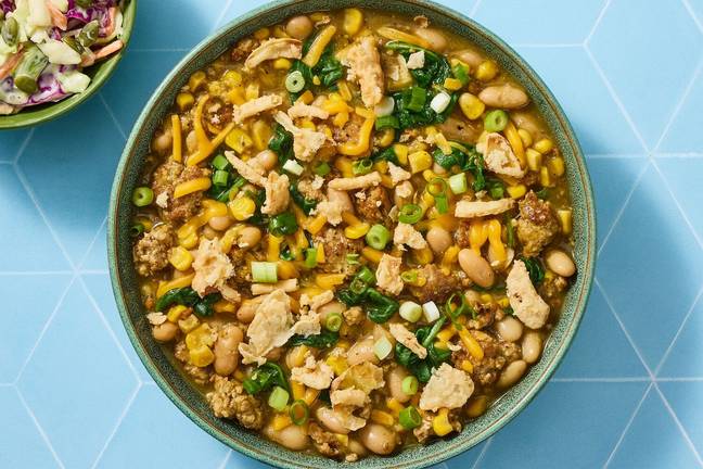 Low-Lift Green Enchilada Turkey Chili