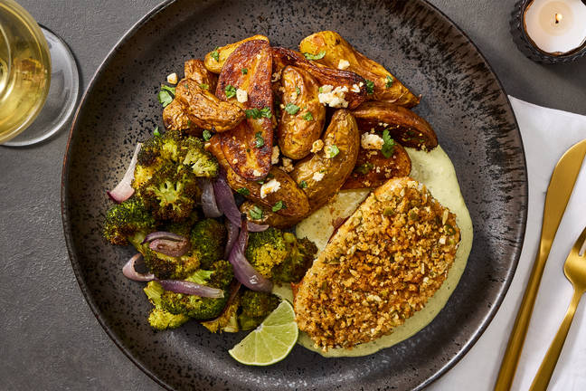 Pepita-Crusted Chilean Sea Bass