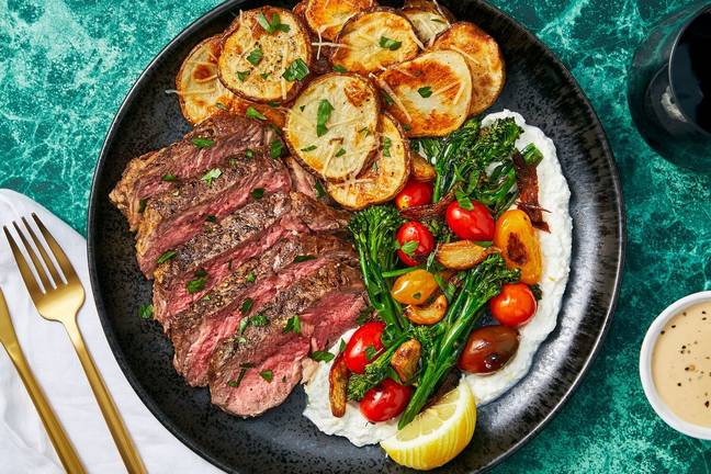Rib-Eye Steak with Sherry Shallot Cream Sauce