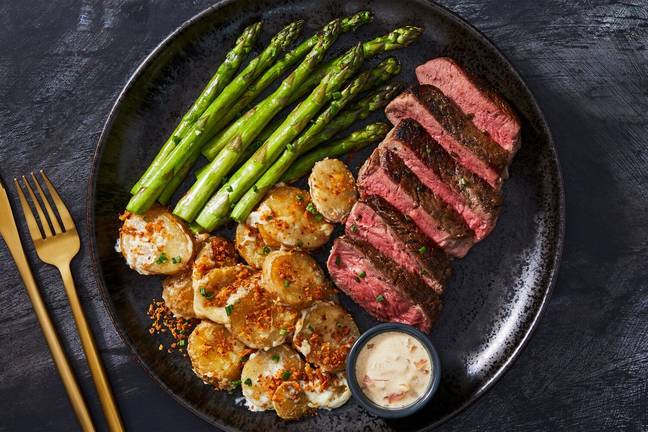 Grass-Fed Rib-Eye & Creamy Shallot Pan Sauce