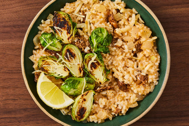 Pulled Mushroom Risotto 