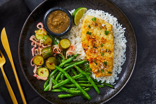 Crispy Cod with Sweet & Spicy Tamarind Sauce