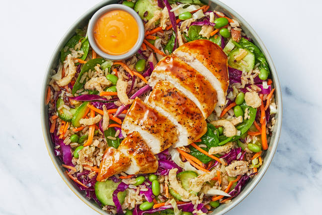 Sweet Soy Organic Chicken & Spinach Grain Bowls