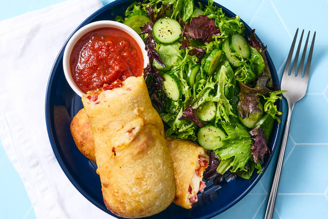 Salami & Sun-Dried Tomato Strombolis