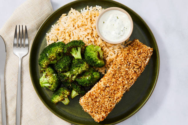 Air Fryer Sour Cream & Onion Salmon