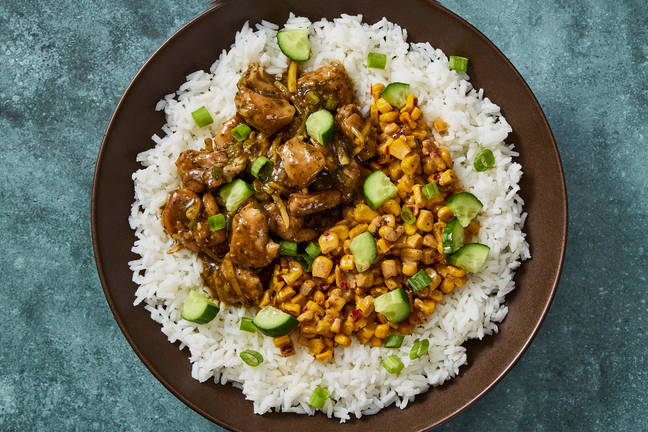 Cambodian-Style Ginger Chicken & Rice