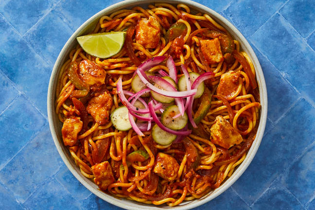 Surinamese-Style Chicken Bami Stir-Fry