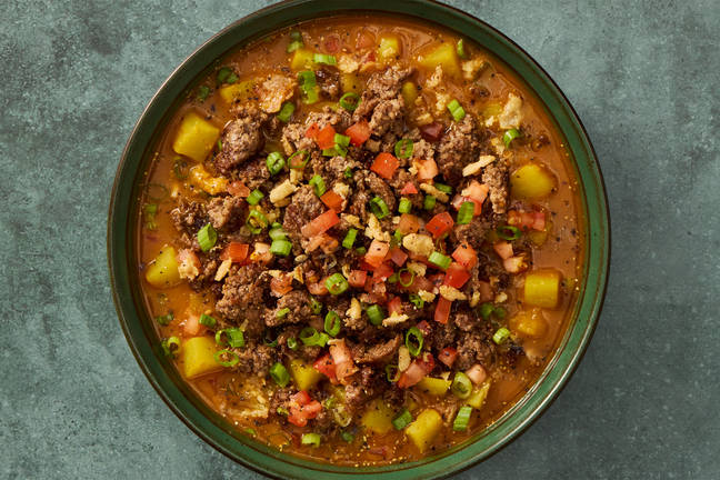 Zanzibari Urojo Soup with Ground Beef