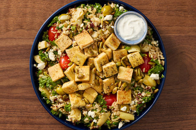 Low-Lift Mediterranean Za’atar Tofu Bowls