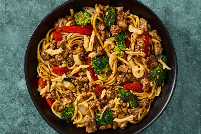 Sweet & Spicy Lamb Lo Mein