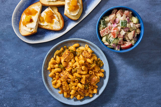 Indian-Inspired Curried Cavatappi with Paneer