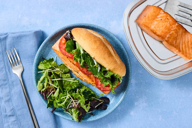 Prep & Bake Salmon Dijonnaise Sandwiches
