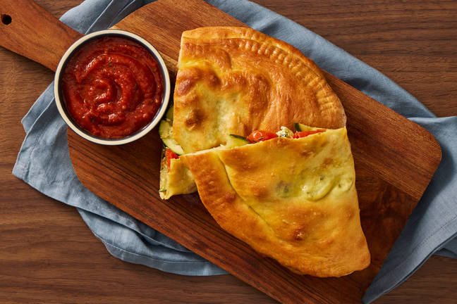 Zucchini & Tomato Calzones