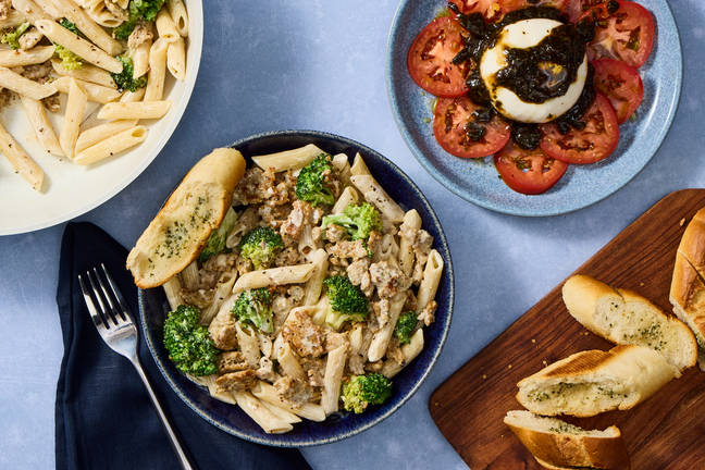 Italian Chicken Sausage & Broccoli Penne Feast