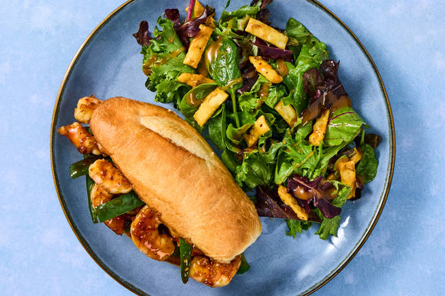Low-Lift Shrimp Teriyaki Sandwiches