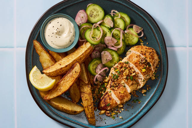 Georgian-Inspired Walnut Crunch Chicken Bar