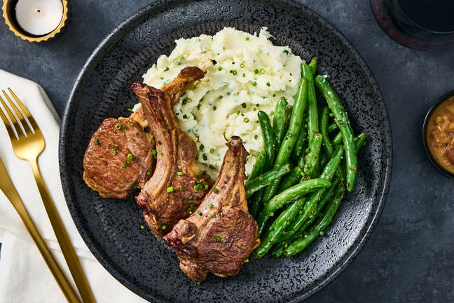 Date & Caramelized Shallot Lamb Chops