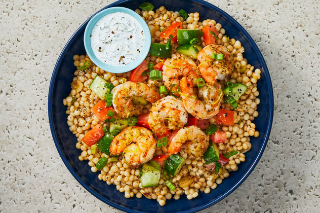 Lemony Shrimp & Couscous Bowls