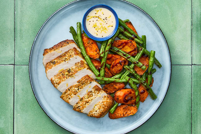 Creamy Lemon-Herb Pork Chops