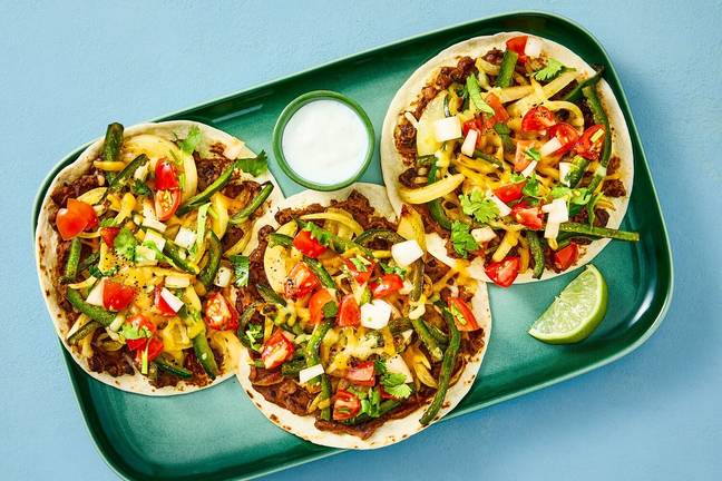 Smashed Black Bean Tostadas