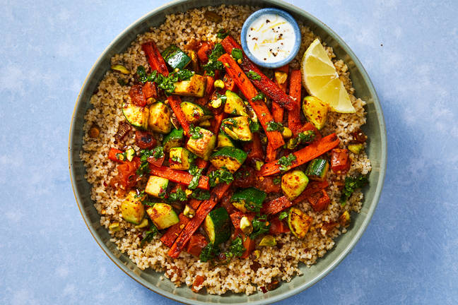 Spicy Tunisian Bulgur Bowls