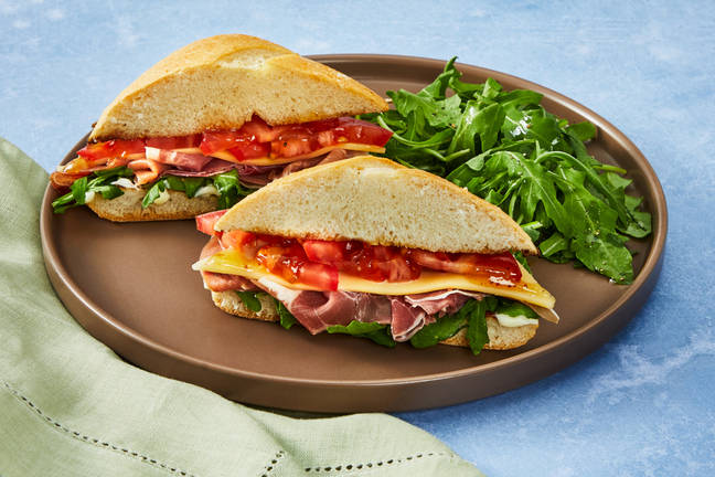 Gouda, Prosciutto & Fig Jam Sandwiches