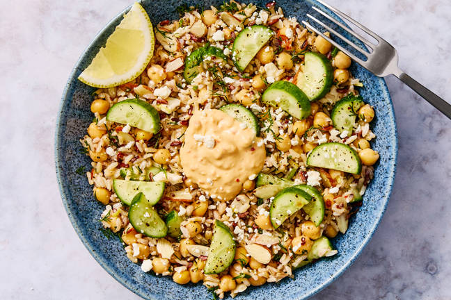 Dilly Chickpea & Cucumber Grain Bowls