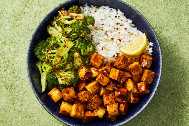 Vegan Spicy Lemon Maple Tofu