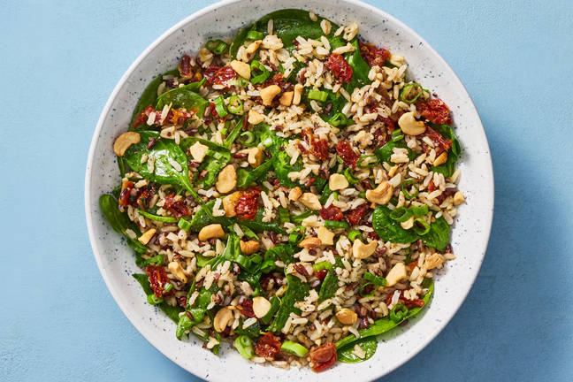 Spinach & Sun-Dried Tomato Grain Bowls