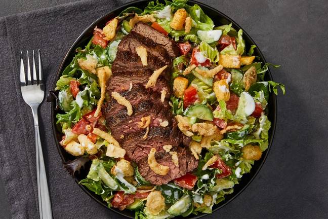 Seared Steak Salad with Blue Cheese
