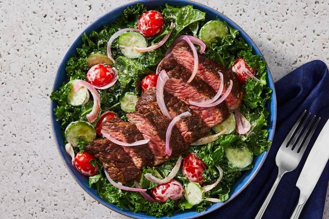 Kickin’ Cajun Bavette Steak Salad