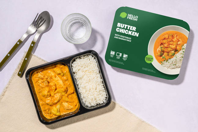 Butter chicken et riz