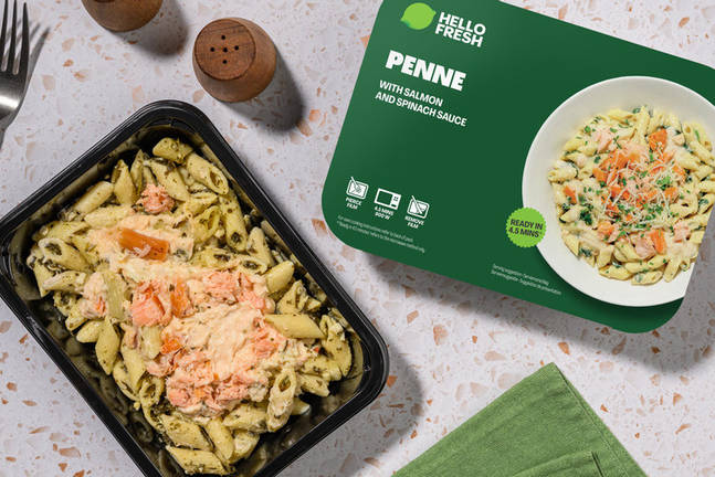 Saumon et penne crémeuses