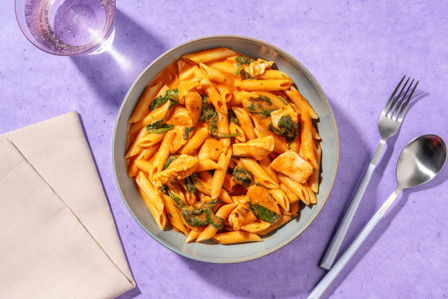 Herby Creamy Tomato Chicken Penne