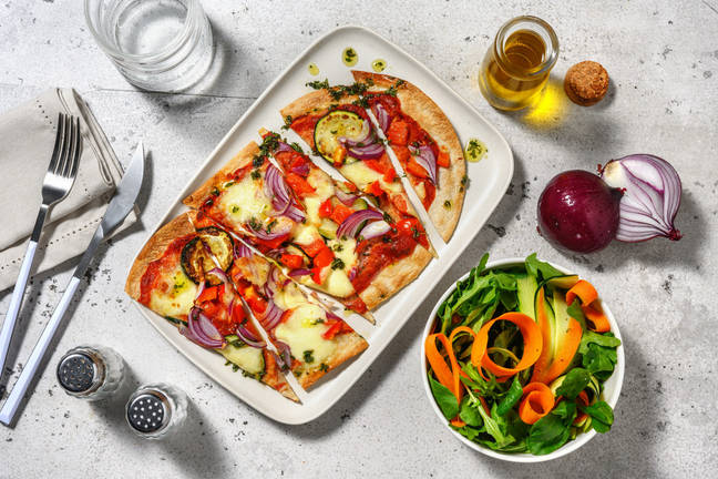 Flammkuchen met courgette