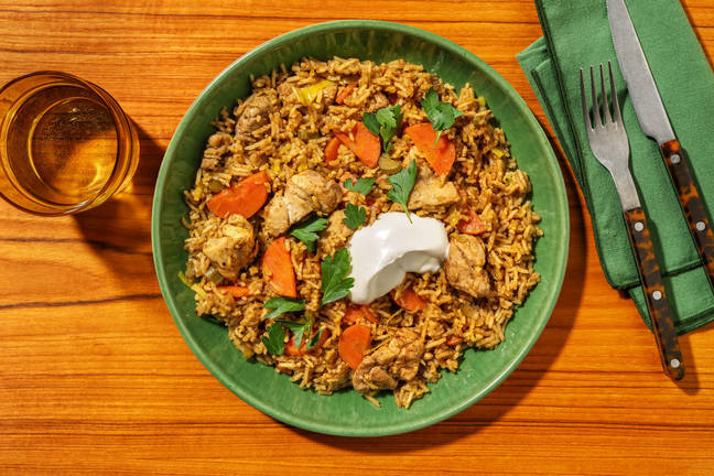 One-Pot Indian Chicken & Veggie Pilaf