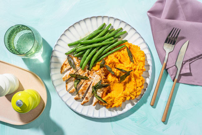 Pan-fried Chicken in Sage Butter