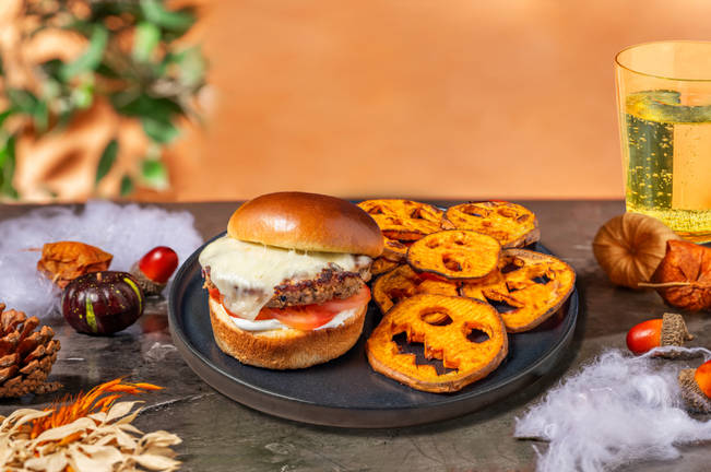 Spooky Halloween Spiced Pork Burgers