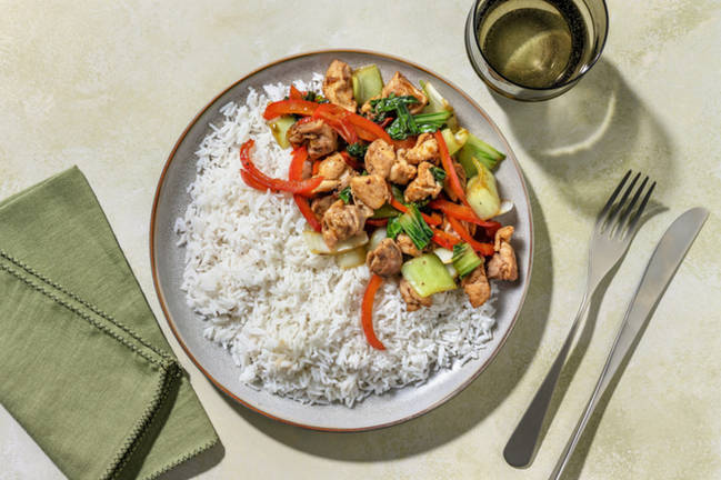 Chao Ji Rou: pollo salteado con verduras