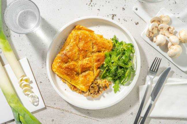 Homemade Creamy Vegetable Pie