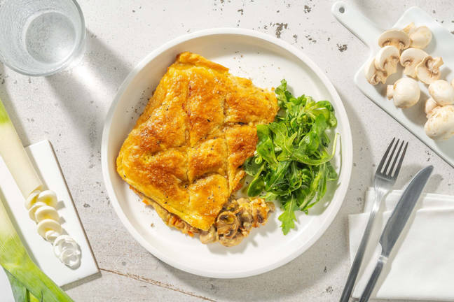 Homemade Creamy Vegetable Pie
