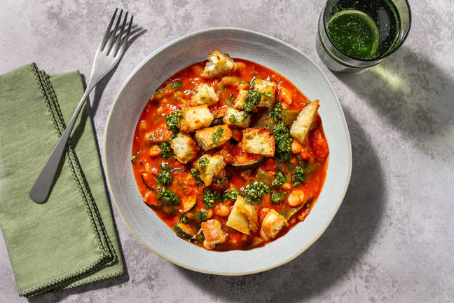 Cannellini Bean & Roast Veggie Stew