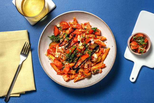 Pasta Primavera al Forno mit Ricotta