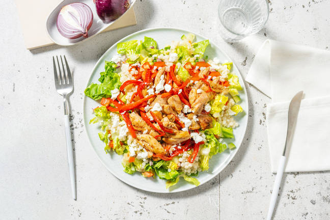 Émincés de cuisse de poulet & couscous perlé